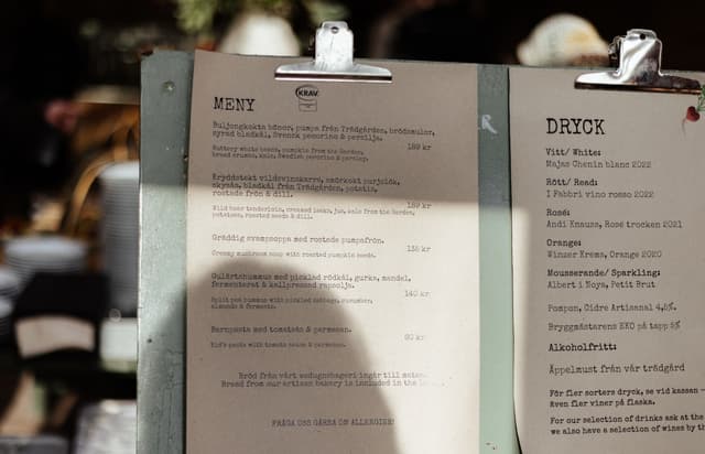 Menu Printing Riyadh 2