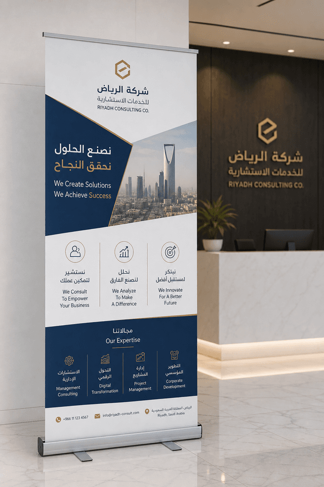 Roll Up Banner Printing Riyadh 3